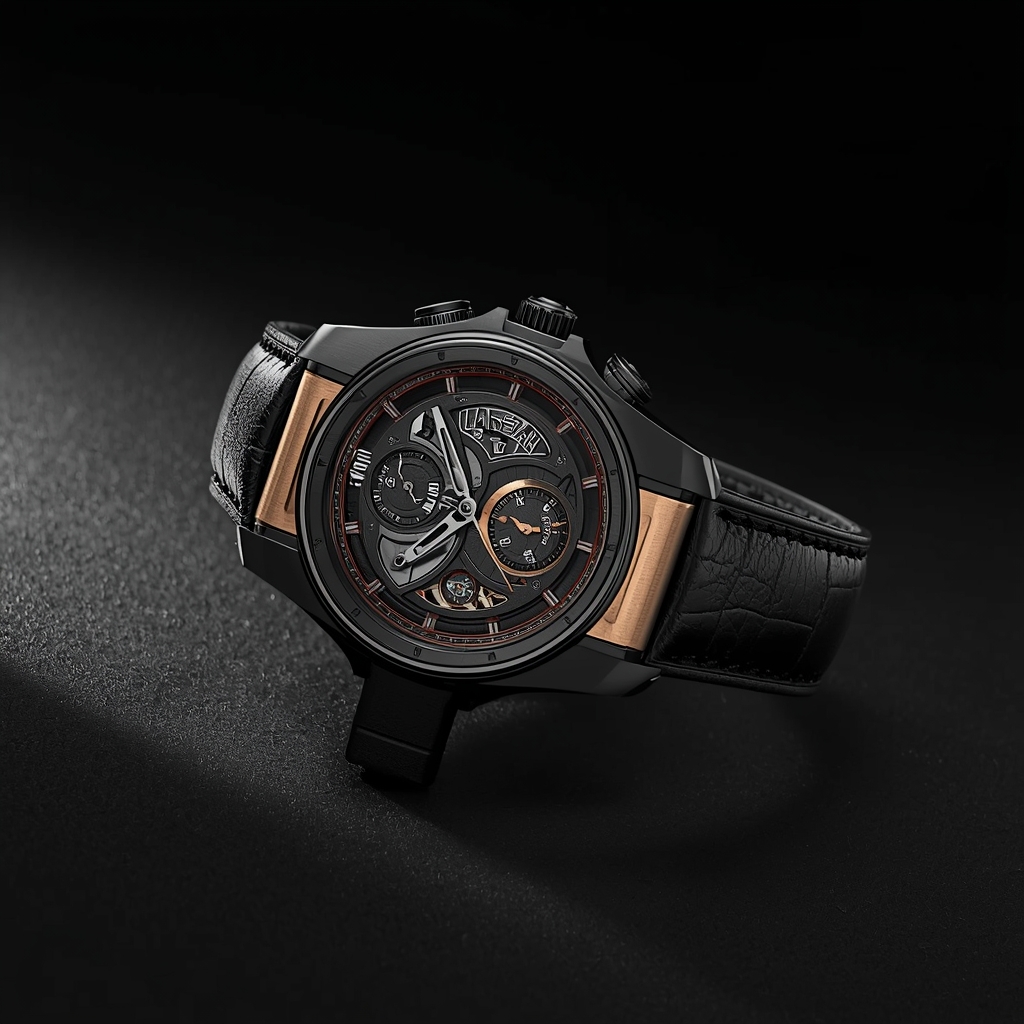 Limited edition luxury watch with unique design elements