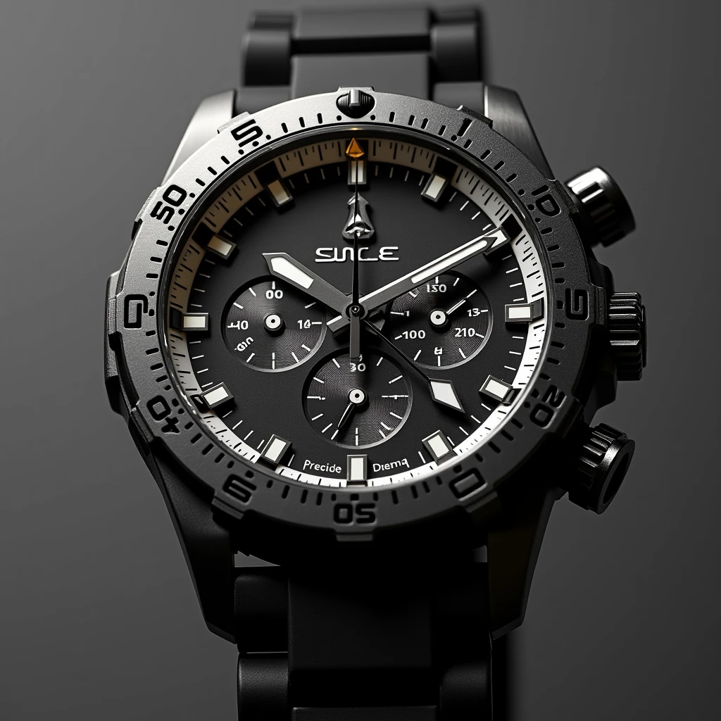Sport Chronograph titanium watch with sapphire crystal